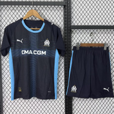 25/26  Marseille Away  Kids Soccer Jersey