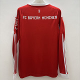 25/26 Bayern Home  Long Sleeve Soccer Jersey