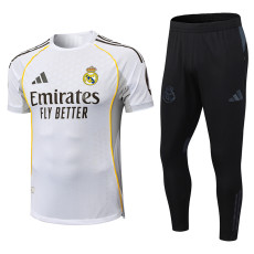 25/26 RMA Home Player Version Soccer Jersey & Black pants