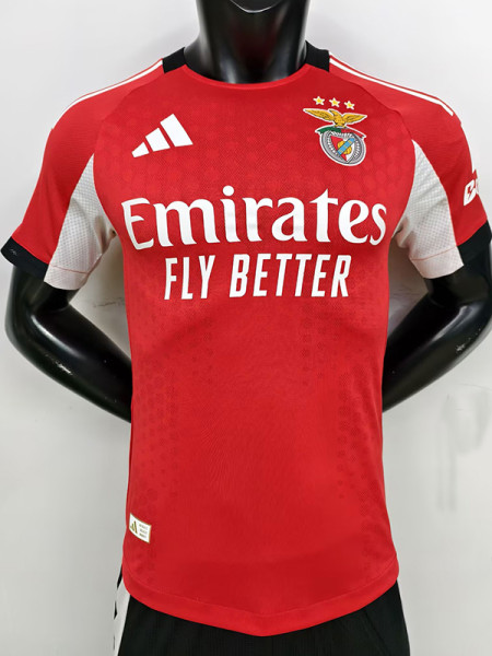 25/26 Benfica Home   Player Version Soccer Jersey