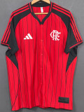 25/26 Flamengo Red Casusl Edition  Baseball jersey