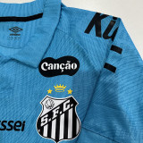 25/26 Santos FC Third   Player Version  Soccer Jersey(Print All Sponsor)(新全广告)