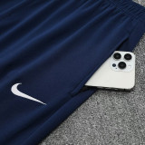 25/26  INT Royal Blue  Player Version Half Pull Tracksuit  (半拉链)