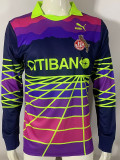 1991/1992 FC Köln Royal Blue Goalkeeper  Long Sleeve  Retro Soccer Jersey