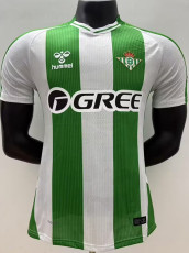 25/26 Real Betis Home   Player Version  Soccer Jersey