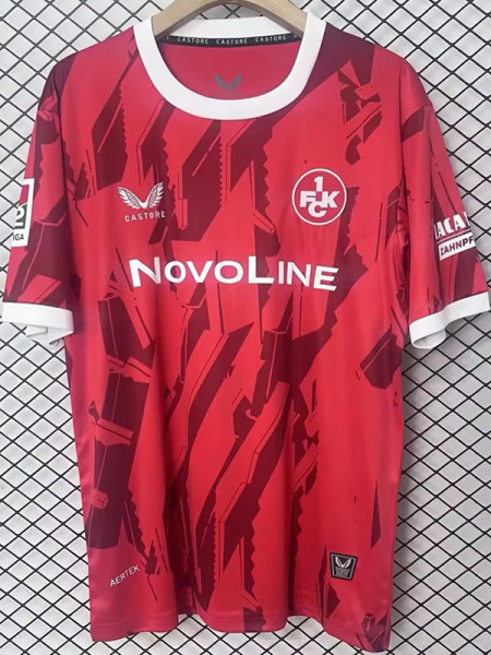 25/26  Kaiserslautern Home  Fans Soccer Jersey