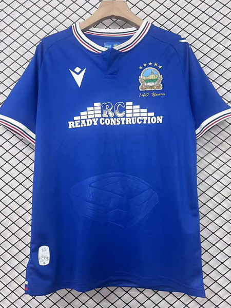 25/26 Linfield F C Home 140th Anniversary Edition  Fans Soccer Jersey