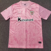 25/26  Bilbao Goalkeeper Pink Fans Soccer Jersey