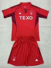 25/26 Aberdeen Home Kids Soccer Jersey