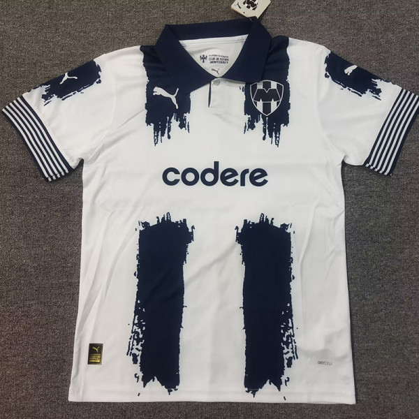 25/26 Monterrey White Fans Soccer Jersey
