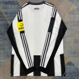 25/26 Newcastle Home  Long Sleeve   Soccer Jersey