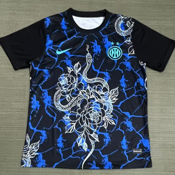 25/26  INT  Snake Special Edition Black & Blue Fans Training shirt