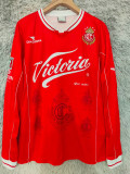 1998/1999 Toluca CD Home Long Sleeve Retro  Soccer Jersey