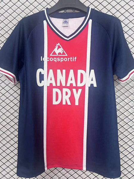 1974  PSG Paris Home Retro Soccer Jersey