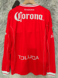 1998/1999 Toluca CD Home Long Sleeve Retro  Soccer Jersey