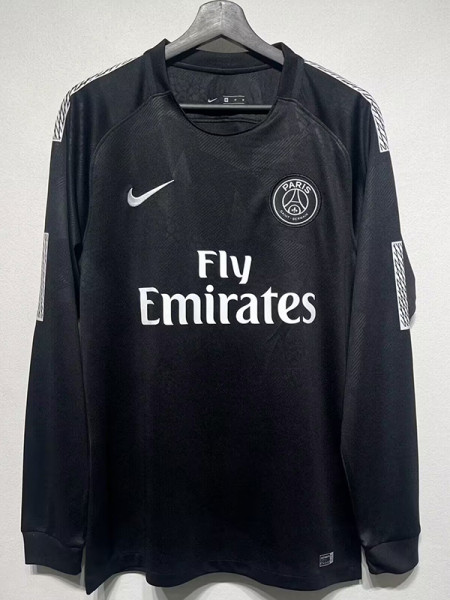 2017/2018 PSG Paris Third  Long Sleeve  Retro Soccer Jersey