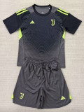 25/26 JUV  Goalkeeper Black Kids  Soccer Jersey