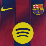25/26 BAR Home Kids  Player Version Soccer Jersey球员