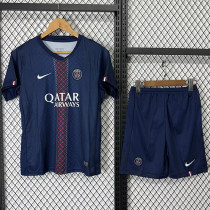 25/26 PSG Home Kids Soccer Jersey