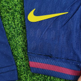 25/26 BAR Home Kids  Player Version Soccer Jersey球员