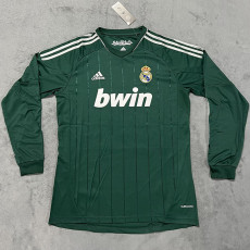 2012/2013 RMA Third  Long Sleeve Retro Soccer Jersey