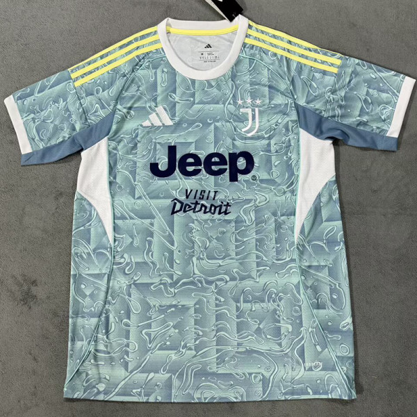 25/26 JUV Away  Fans Soccer Jersey（胸前广告）