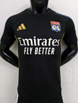 25/26  Lyon Black Player Version Training shirts