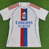 25/26  Lyon Home Player Version  Soccer Jersey