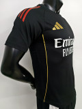 25/26  Lyon Black Player Version Training shirts