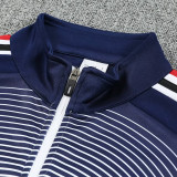 25/26 France Cameroon White Blue Retro Jacket Tracksuit#F18