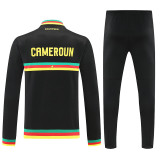 25/26 Cameroon Black Jacket Tracksuit