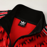 25/26  Man Utd Black & Red Jacket Tracksuit#05