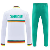25/26 Cameroon White Jacket Tracksuit