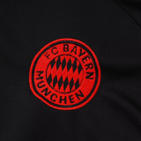 25/26 Bayern Black Half Pull Tracksuit #B2553 (半拉链)