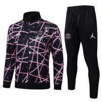 25/26 PSG network Black Jacket Tracksuit