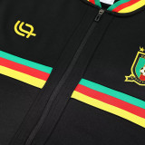 25/26 Cameroon Black Jacket Tracksuit