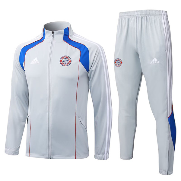 25/26 Bayern Grey Jacket Tracksuit# A2552