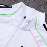 25/26  JUV White  Half Pull Tracksuit #B2552 (半拉链)