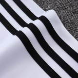 25/26  JUV White  Half Pull Tracksuit #B2552 (半拉链)
