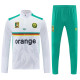 25/26  Cameroon White Half Pull Tracksuit  (半拉链)