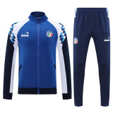 25/26 Italy Royal Blue Retro  Player Version  Jacket Tracksuit #F15