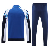 25/26 Italy Royal Blue Retro  Player Version  Jacket Tracksuit #F15
