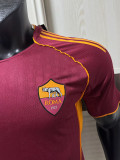 25/26  Roma Home Player Version Soccer Jersey