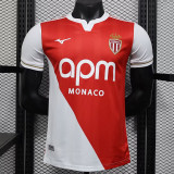 25/26 Monaco Home  Player Version  Soccer Jersey