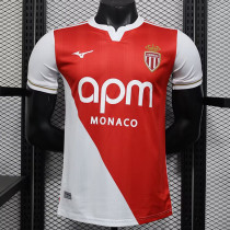 25/26 Monaco Home  Player Version  Soccer Jersey