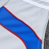 25/26 Bayern  Grey Retro Training Vest Suit #D25114（红色边）