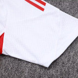 25/26  Bayern White  Training Short Suit#D2594(两边红）