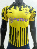 25/26 Dortmund  Home Special Edition Player Version  Soccer Jersey(胸前粉色广告）
