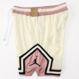 25/26 New Jordan Casual NBA Edition Light Yellow shorts#A2439