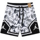 25/26 New Jordan Casual NBA Edition Dunk White shorts#C2442